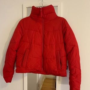 Abercrombie Cropped Puffer Coat